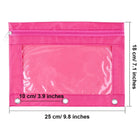 3 Ring Zippered Pencil Pouch