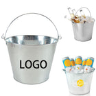 5-Quart Galvanized Pail Beer Ice Bucket With Handle
