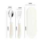 Portable Stainless Steel Toddler Utensils Fork And Spoon Set