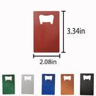 Square Stainless Steel Bottle Opener