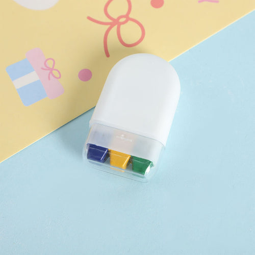 6 Colored Rainbow Crayons