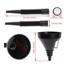 Wide Mouth Oil Funnel With Flexible Extension Nozzle Hose