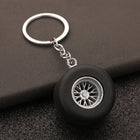 Soft Rubber Tire Keychain