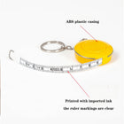 60-Inch Full Color Automatic Retractable Keychain Tape Measure