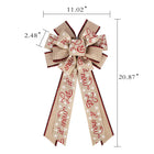 Large Christmas Wreath Bows
