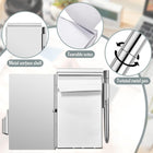 Aluminum Pocket Memo Pad With Pen