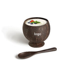 Coconut Goble Shell Cup With Spoon For Beach Party