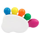Foot-Shaped 5-Color Markers