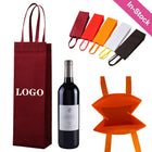 Non-Woven Vineyard One Bottle Wine Bags (14" X 5" X 3")