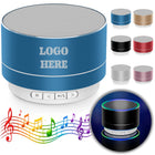 Portable Metal Bluetooth Speaker With Led Light