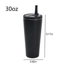 30oz Double-Walled Stainless Steel Water Bottle For Travel