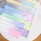 Gradient Color Arm Sleeves Gloves With Thumb Hole