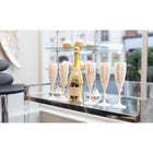 White Plastic Champagne Glass