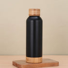 17Oz Bamboo Vacuum Insulated Bottle With Carry Handle