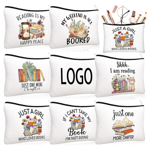 Full Color Canvas Multi Purpose Organizer Zipper Pouch