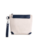 Custom Logo Mini Canvas Tote Bag With Pu Wrist Strap