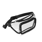Clear PVC Waist Pack With Zipper Pocket