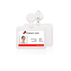 Horizontal Id Holder With Retractable Clip
