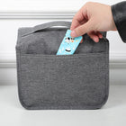Foldable Transparent Window Portable Hanging Wash Bag