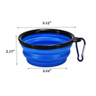 Collapsible Silicone Dog Bowls