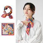 49" Full Color Pure Silk Scarf At 16 Momme