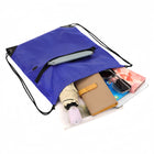 Oxford Cloth Drawstring Shoulder Bag With Drawstring Pocket
