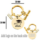 Class Of 2026 Graduation Metal Keychain