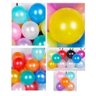 10 Inch Pearlized Assorted Colors Latex Balloons