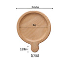 Beech Wood Handle Coaster