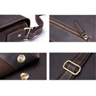 Vintage Crazy Horse Cowhide Crossbody Bag