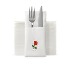Disposable Dinner Napkins Cloth Built In Flatware Pocket