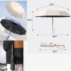 Deluxe Automatic Umbrella With Carabiner Handle
