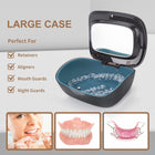 Double Layer Retainer Case With Mirror And Accessories