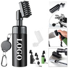 Golf Club Cleaner Brush with Retractable Hook