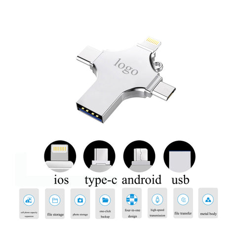 4 in 1 Metal OTG Drive Flash Drive-32GB