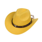 Western Cowboy Hat With Bull Head Emblem