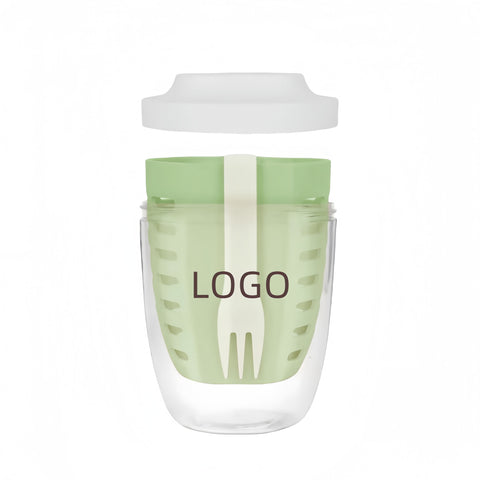 20Oz Fruit Salad Storage Cup With Lids And Fork