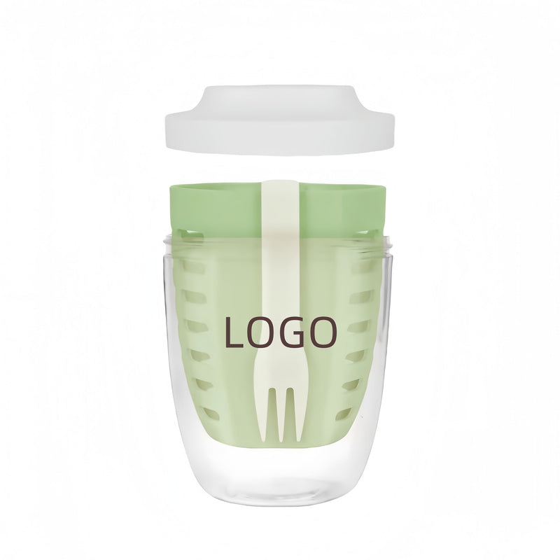 20Oz Fruit Salad Storage Cup With Lids And Fork