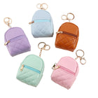 Mini PU Leather Backpack Keychain Cosmetic Pouch Coin Purse