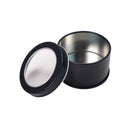 Round Windowed Tin Box