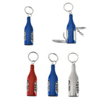 MOQ 50 PCS Multi-function Bottle Opener with Key Ring