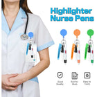 4 In 1 Clip-On Badges With Ballpoint Pens
