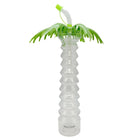 17 0z Tropical Summer Coconut Tree Bottle with Straw