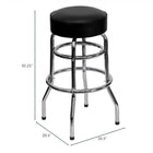 Pvc Seat Tall Metal Bar Stool