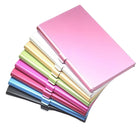 Portable Aluminum Metal Business Card Holder Card Case