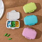 Portable 3-Grid Plastic Pill Box Seal Moisture-Proof