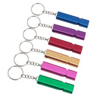 Flat Aluminum Alloy Dual-Frequency Survival Whistle
