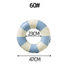 Summer Beach Pool Thickened Striped Swimming Ring