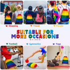 Rainbow Drawstring Backpack
