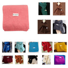 Solid Colors Knitted Scarf